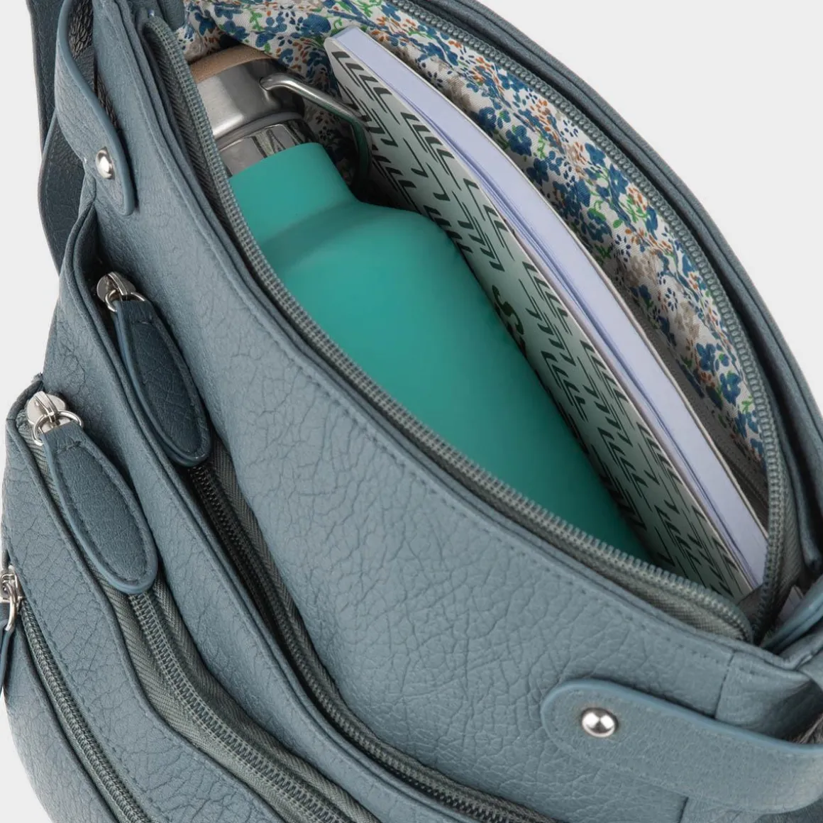 Lilley Felicity Womens Blue Cross Body Bag