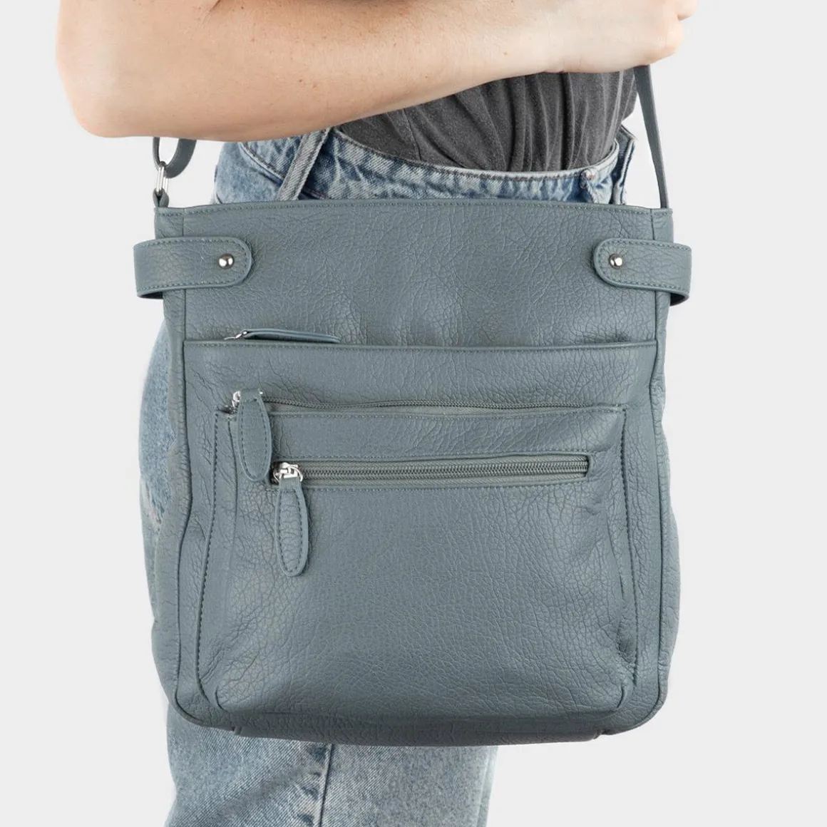 Lilley Felicity Womens Blue Cross Body Bag