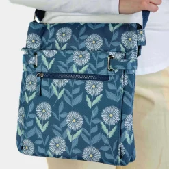 Lilley Florrie Blue & Floral Print Handbag