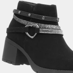 Lilley Frankie Girls Black Ankle Boot