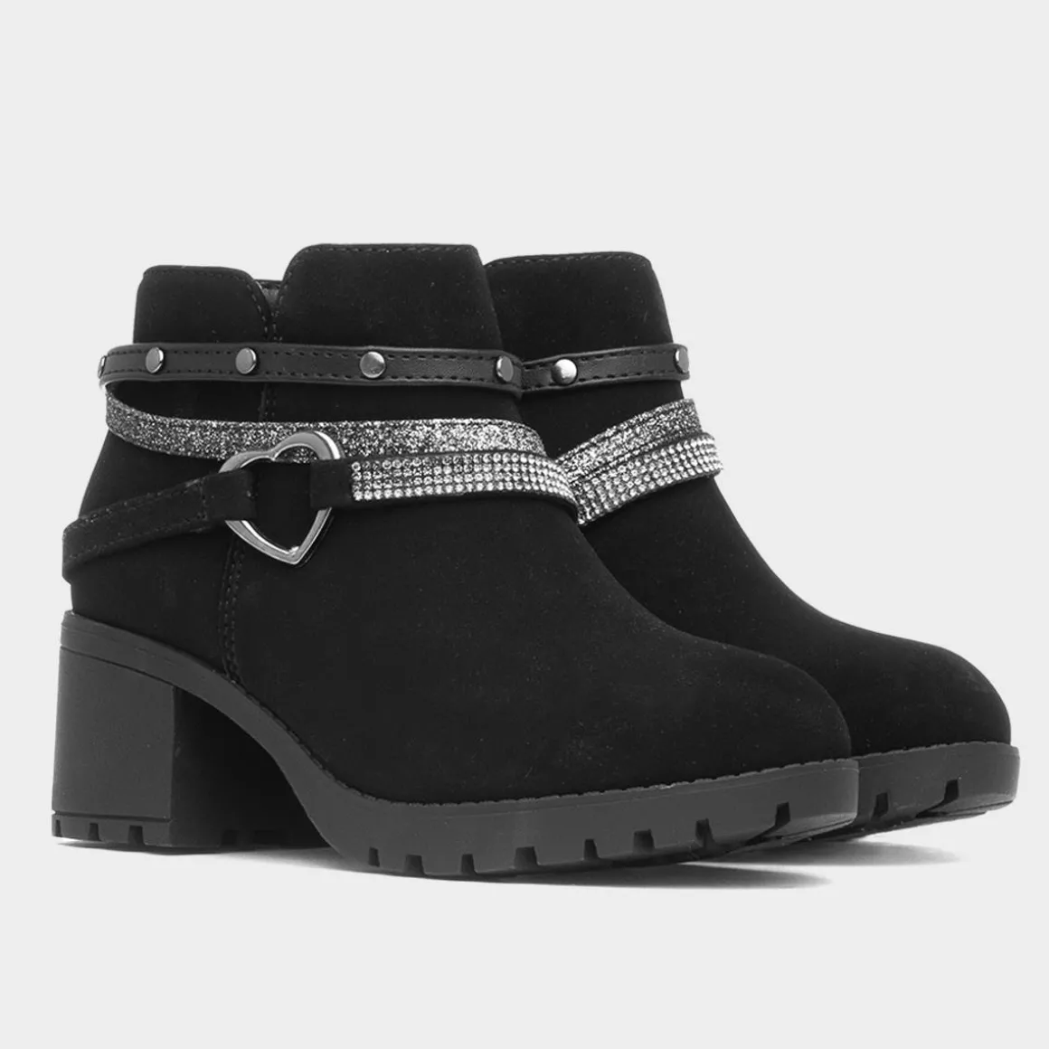 Lilley Frankie Girls Black Ankle Boot
