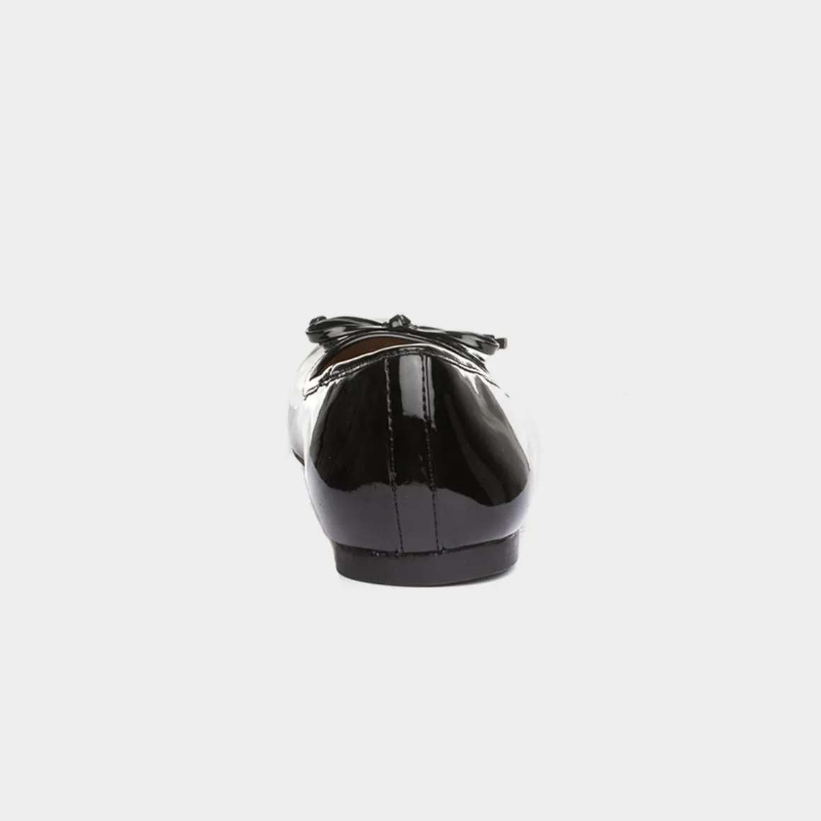 Lilley Gerri Womens Black Patent Ballerina
