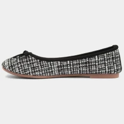 Lilley Grace Womens Black Bow Ballerina Shoe