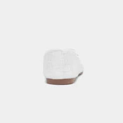 Lilley Grace Womens White Bow Ballerina Shoe