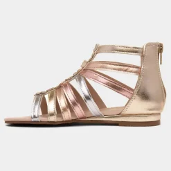 Lilley Imelda Girls Metallic Gladiator Sandal