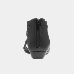 Lilley Isabel Girls Black Diamante Sandal