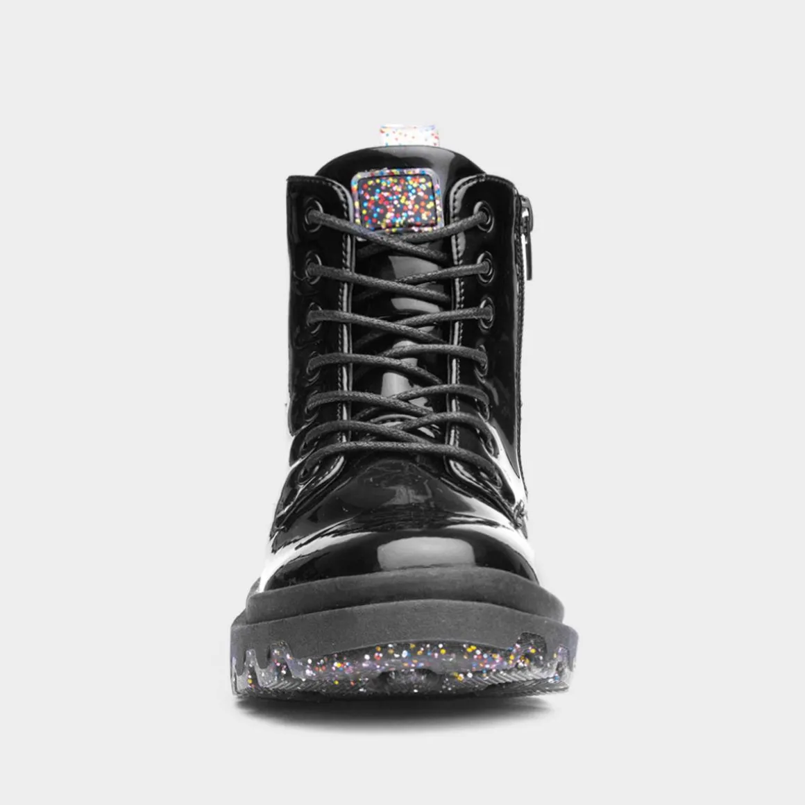 Lilley Junior Elizabeth Girls Black Patent Boots