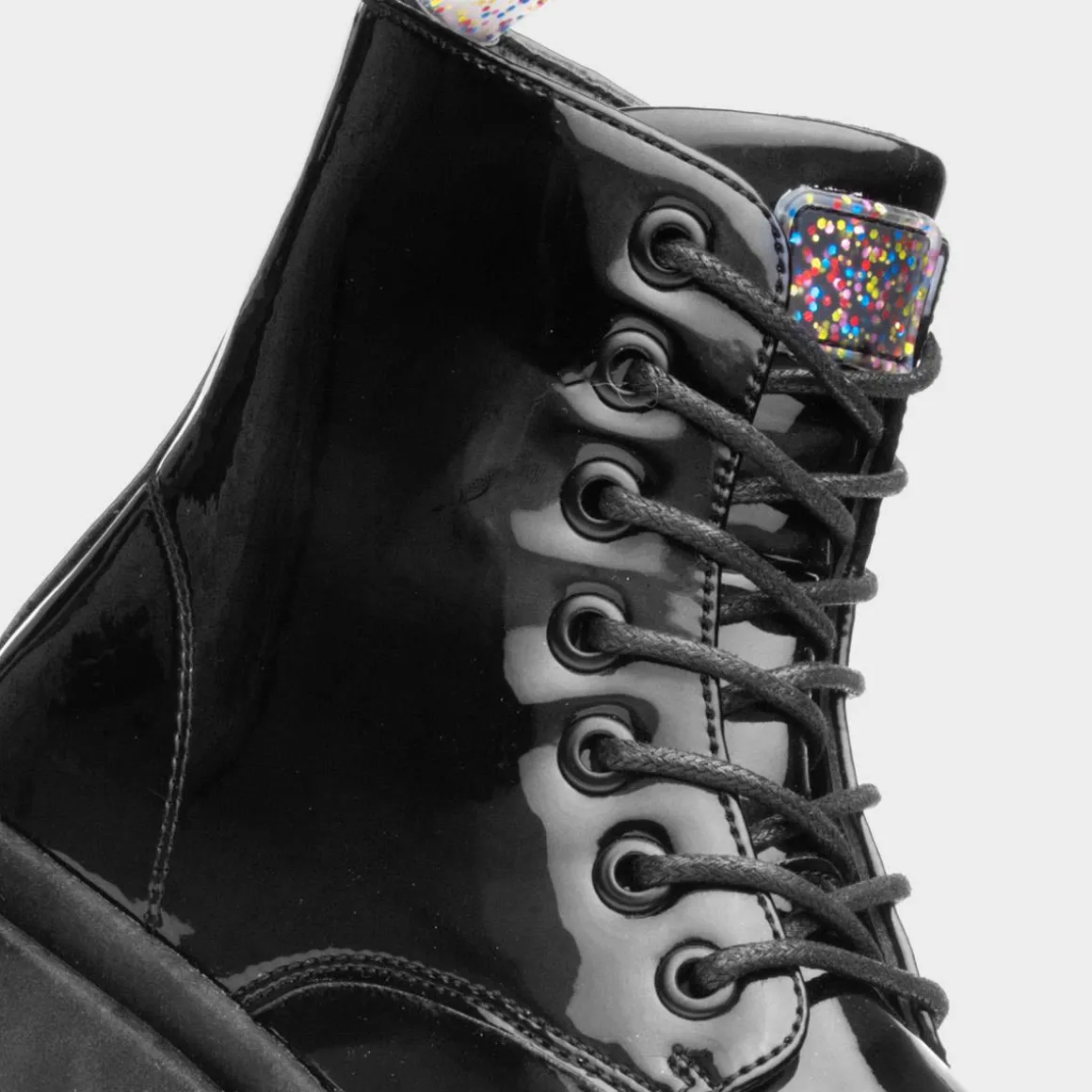 Lilley Junior Elizabeth Girls Black Patent Boots