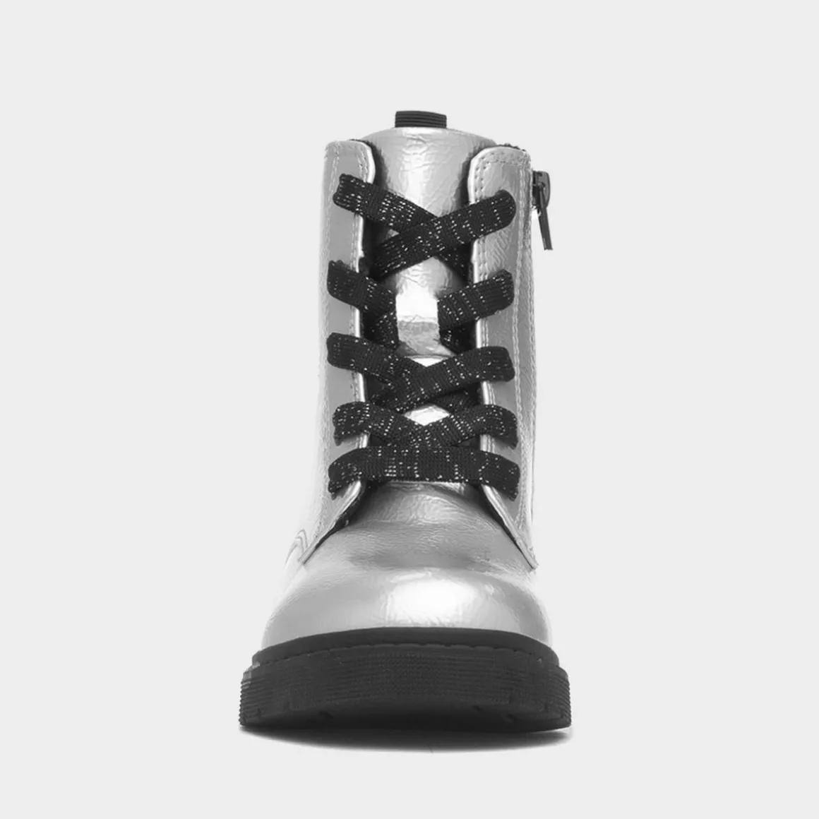 Lilley Junior Jill Girls Silver Ankle Boot