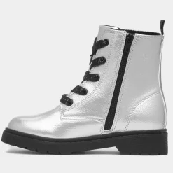 Lilley Junior Jill Girls Silver Ankle Boot