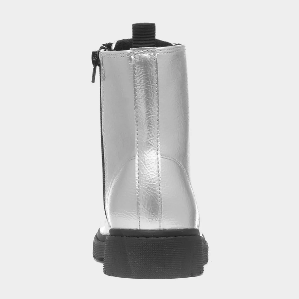 Lilley Junior Jill Girls Silver Ankle Boot