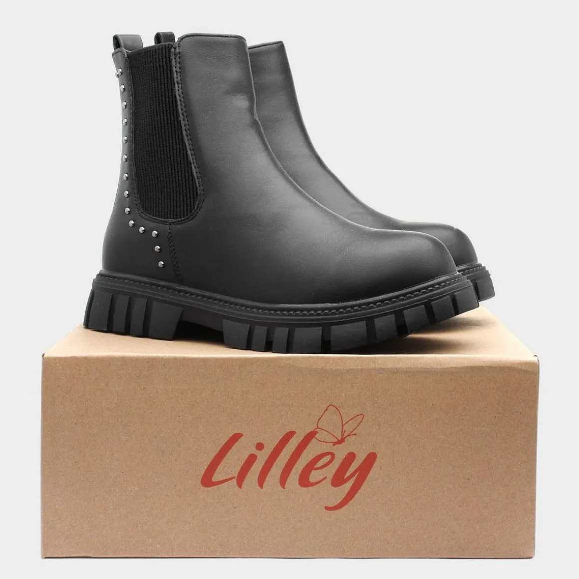 Lilley Junior JoJo Girls Black Chelsea Boot