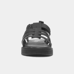 Lilley Junior Peak Kids Black Gladiator Sandal