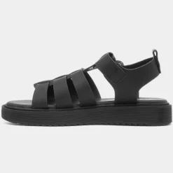 Lilley Junior Peak Kids Black Gladiator Sandal