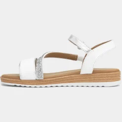 Lilley Junior Sherwood Girls White Sandal