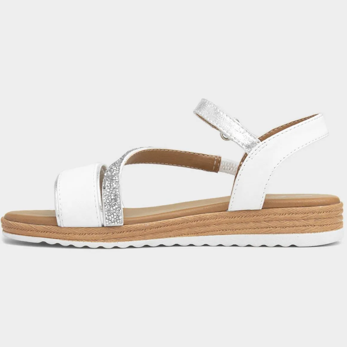 Lilley Junior Sherwood Girls White Sandal