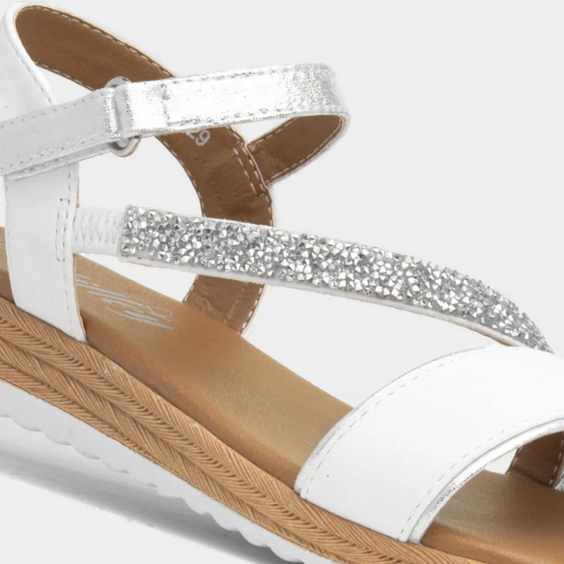 Lilley Junior Sherwood Girls White Sandal
