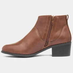 Lilley Maisy Womens Tan Ankle Boot