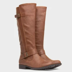 Lilley Marcy Womens Tan Knee High Boot