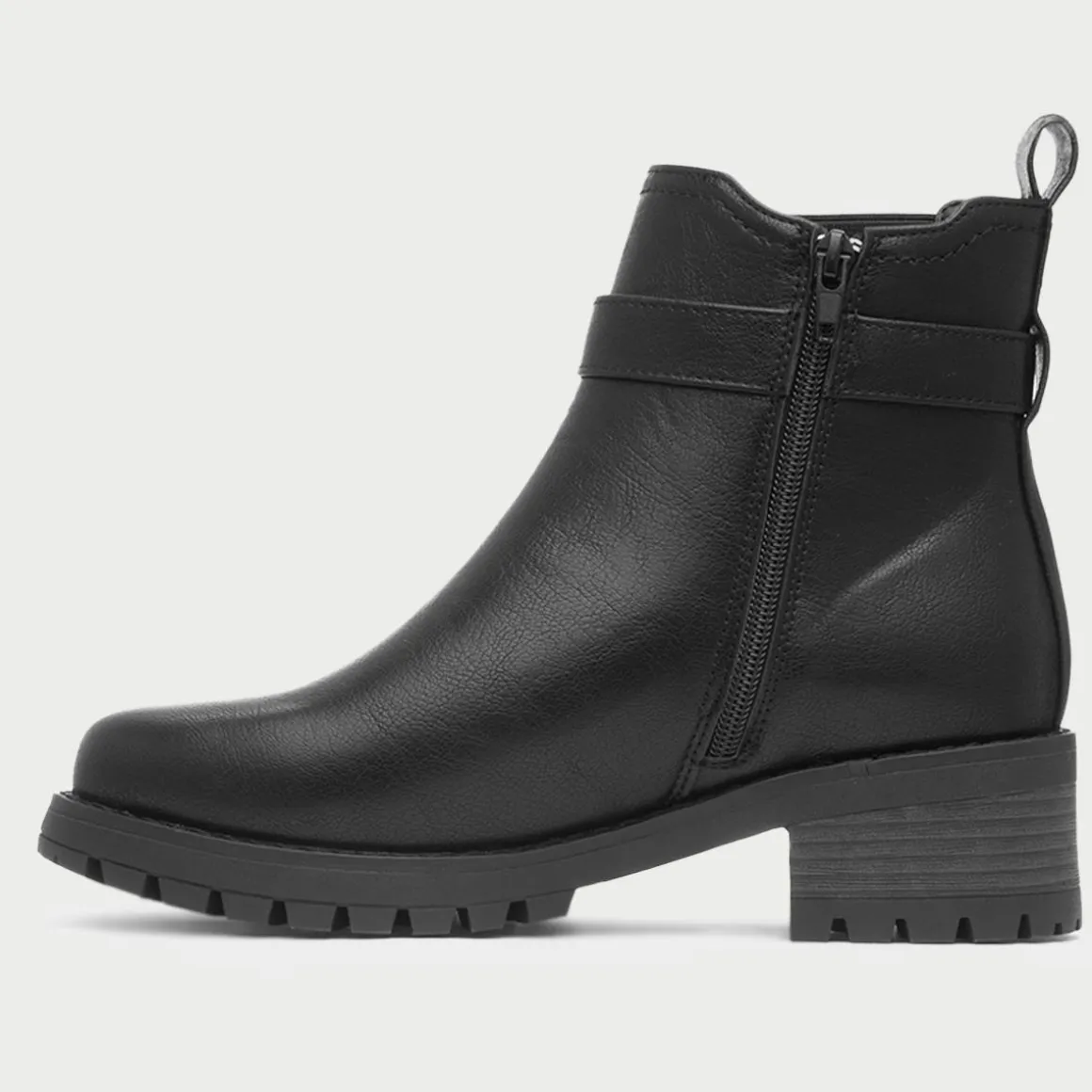 Lilley Marge Womens Black Zip Up Boot