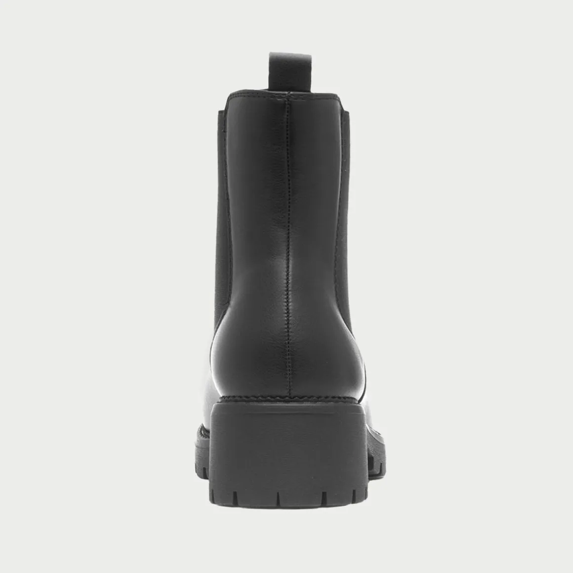 Lilley Mavis Womens Black Chunky Chelsea Boot