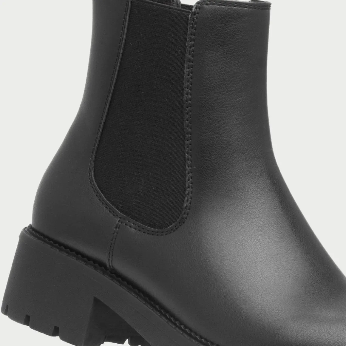 Lilley Mavis Womens Black Chunky Chelsea Boot