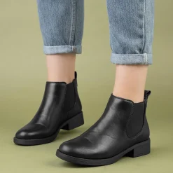 Lilley Molly Womens Black Chelsea Pull On Boot