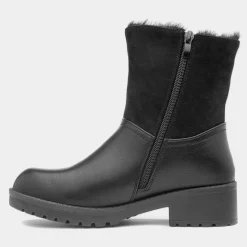 Lilley Mona Womens Black Ankle Boot