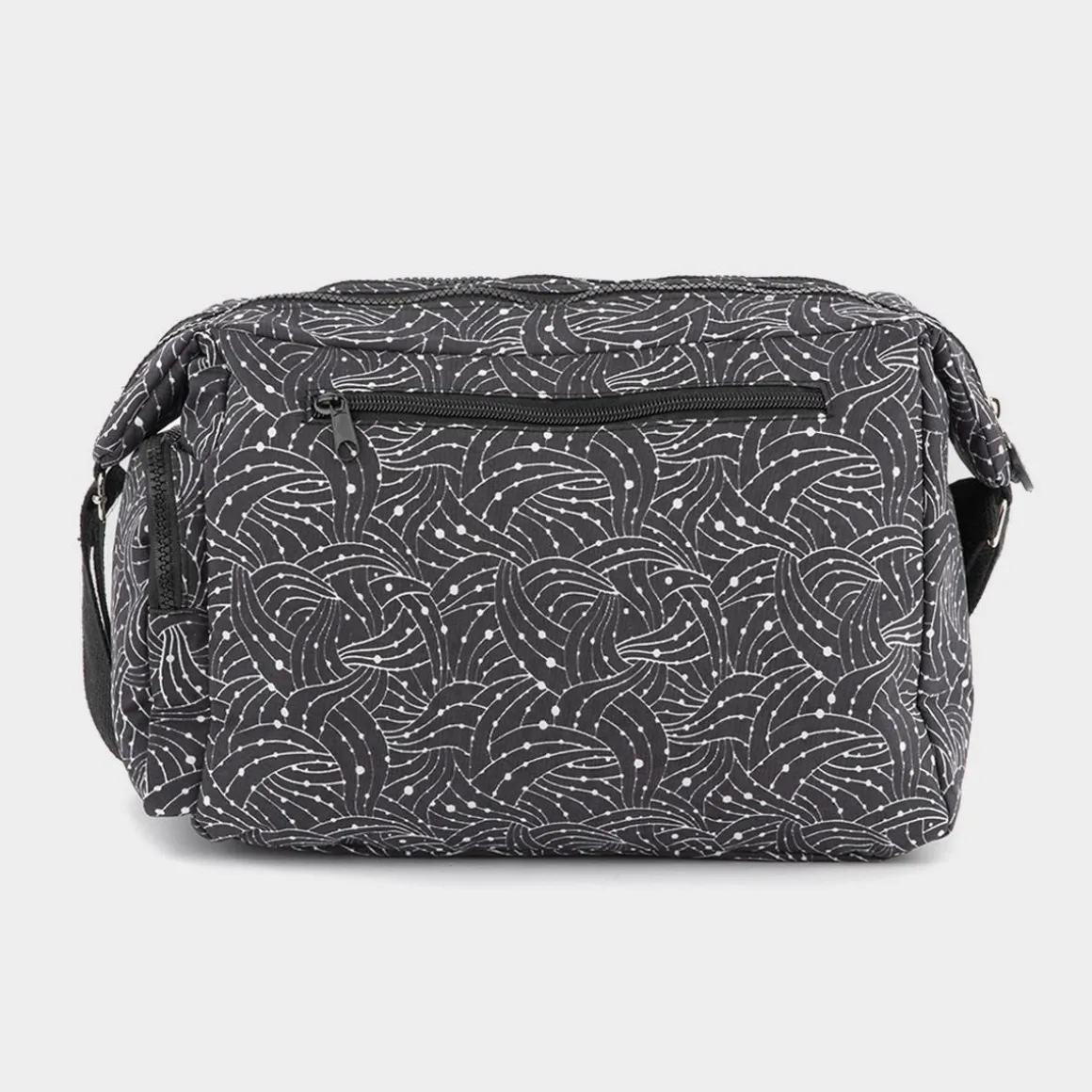 Lilley Orla Womens Black Printed Cross Body Bag