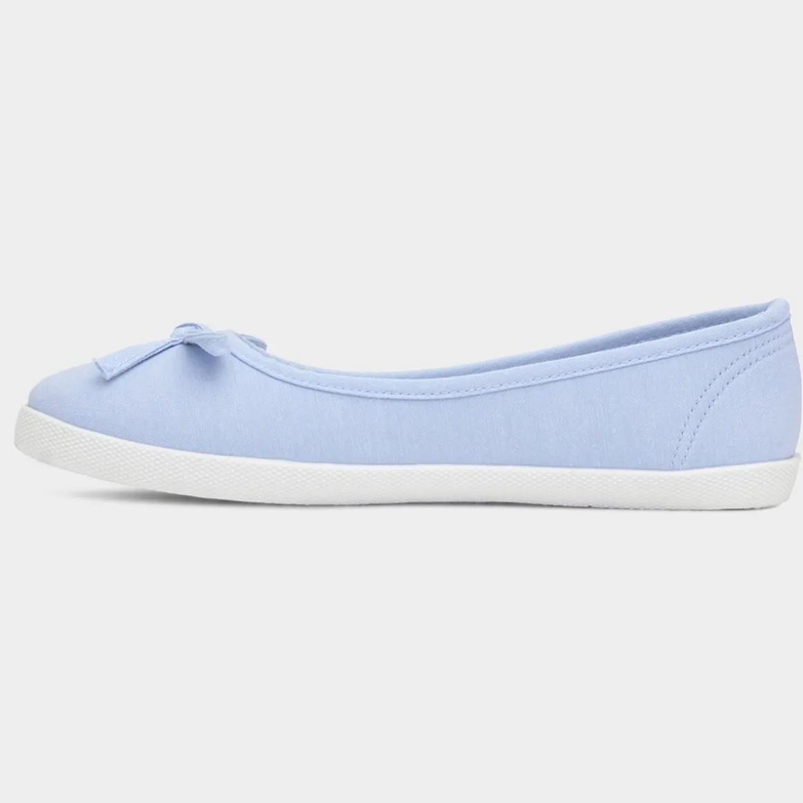 Lilley Patsy Womens Blue Ballerina Canvas