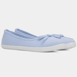 Lilley Patsy Womens Blue Ballerina Canvas