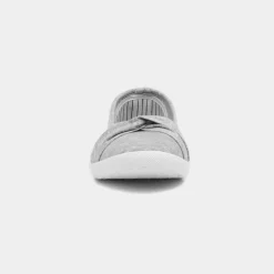 Lilley Pearl Womens Grey Jersey Slip On Canvas