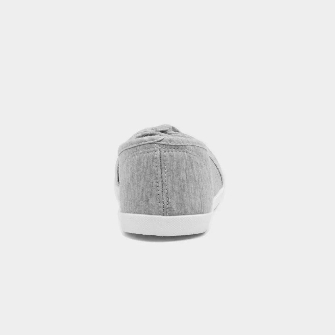 Lilley Pearl Womens Grey Jersey Slip On Canvas
