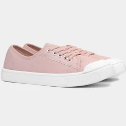 Lilley Penny Womens Pink Canvas Shoe