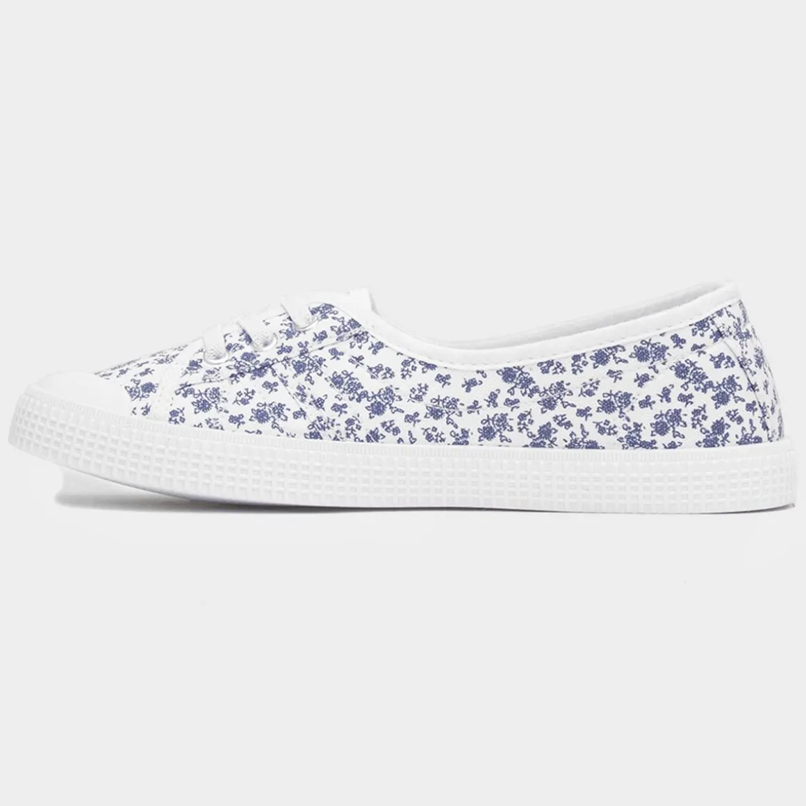 Lilley Phoebe Women's White Floral Canvas