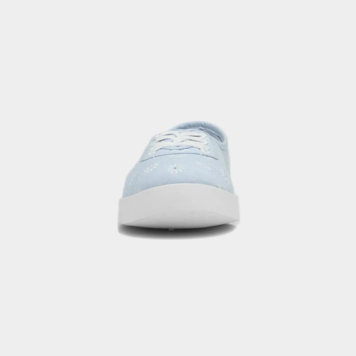 Lilley Pippa Womens Blue Daisy Print Canvas Shoe