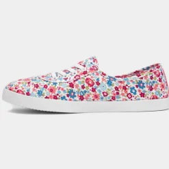 Lilley Pippa Womens Multi Floral Canvas Shoe