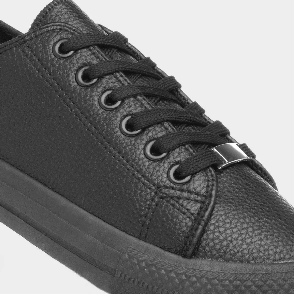 Lilley Polly Womens Black Lace Up Casual Shoe
