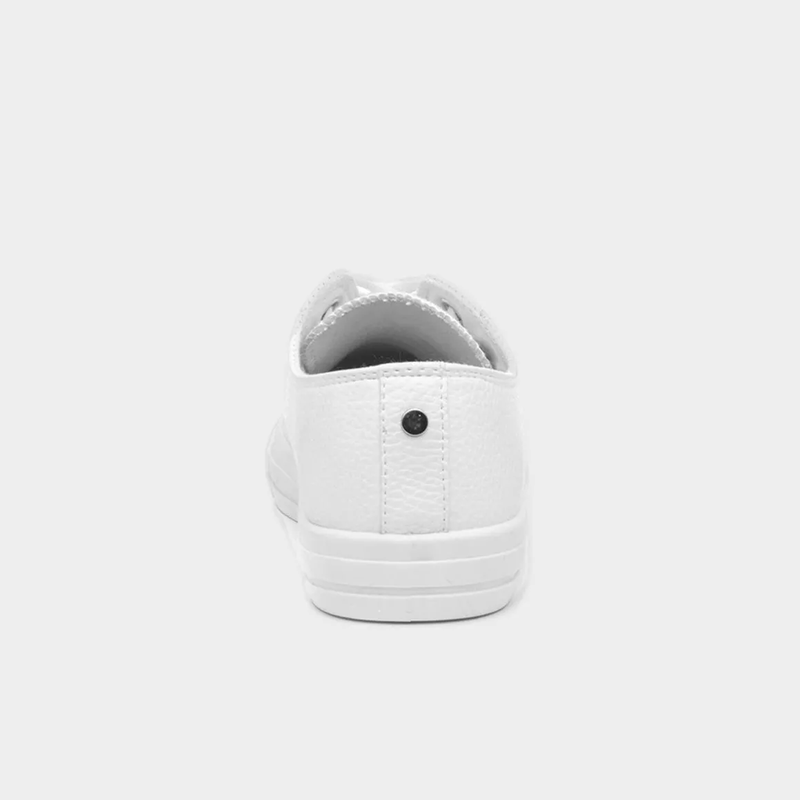 Lilley Polly Womens White Lace Up Casual Shoe