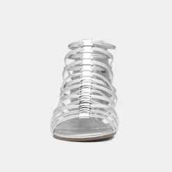 Lilley Sabrina Womens Metallic Strappy Sandal