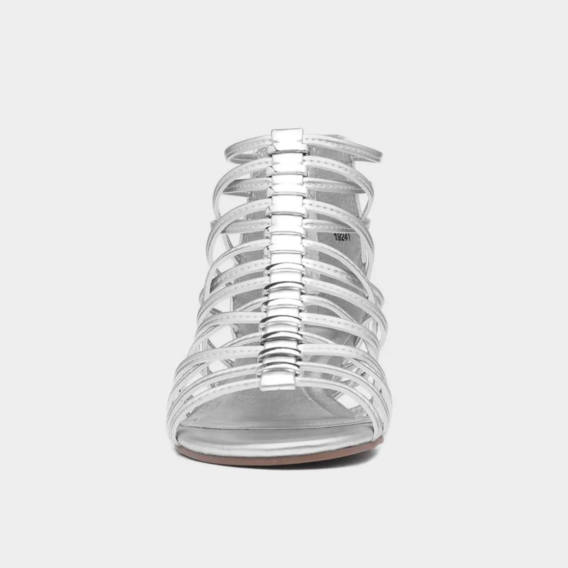 Lilley Sabrina Womens Metallic Strappy Sandal