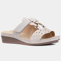 Lilley Sally Womens Grey Mule Sandal