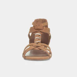 Lilley Sasha Womens Tan Wedge Sandal