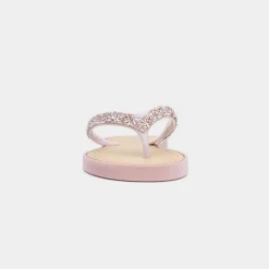 Lilley Skye Womens Nude Diamante Toe Post Sandal
