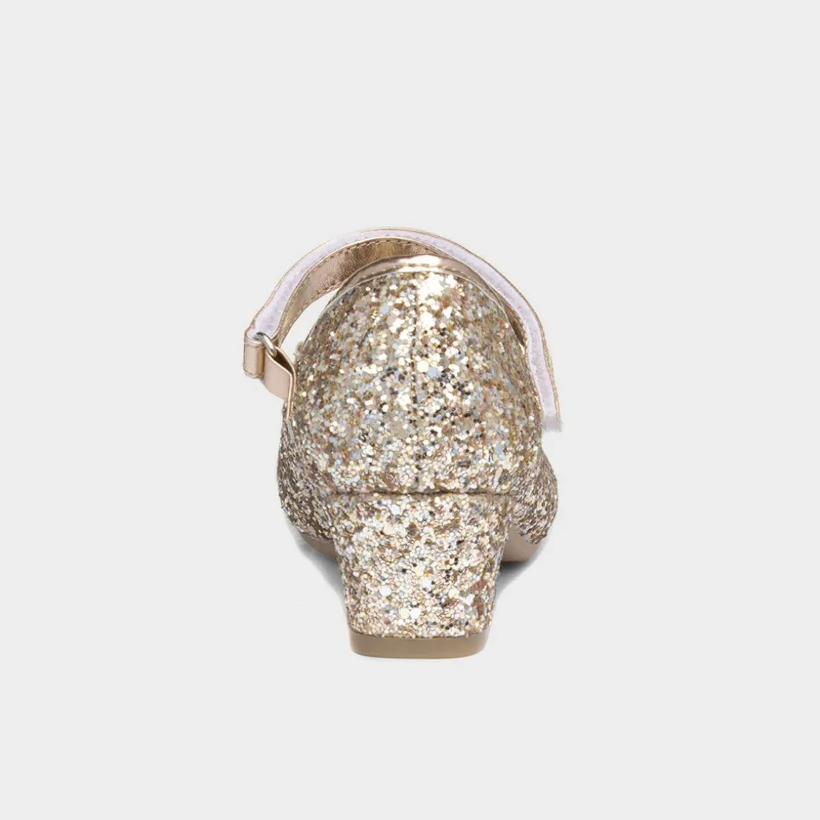 Lilley Sparkle Roxana Girls Rose Gold Heeled Shoe