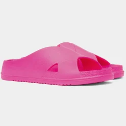 Lilley Suri Womens Fuchsia Mule EVA Sandal