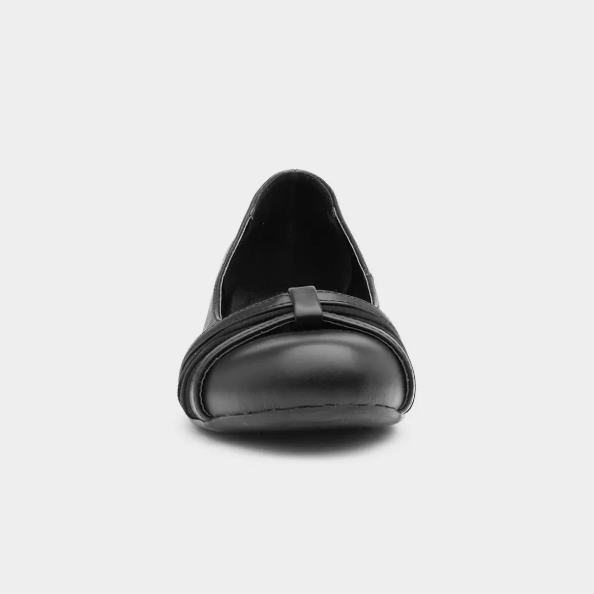 Lilley Valerie Womens Black Court Shoe