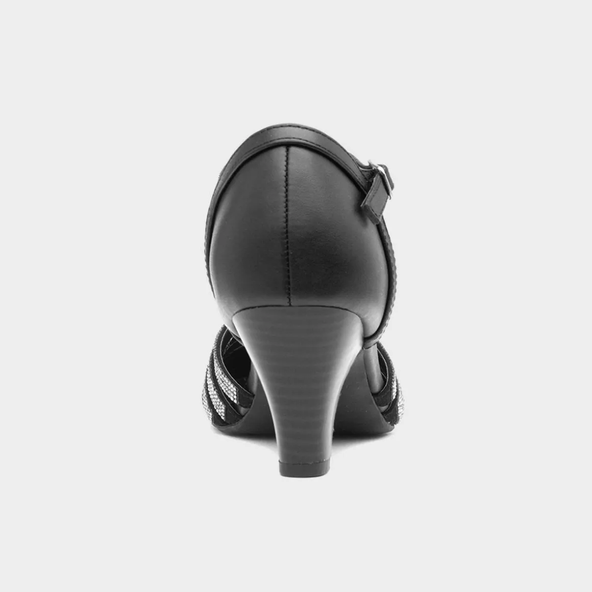 Lilley Veda Womens Black Diamante Heel