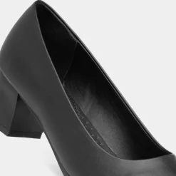 Lilley Venus Womens Black Court Shoe