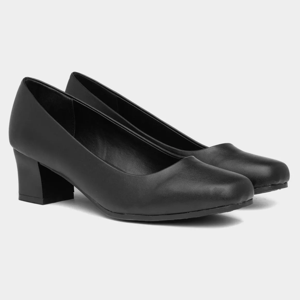 Lilley Venus Womens Black Court Shoe